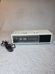 Vintage Panasonic Woodgrain Flip Am Radio Alarm Clock RC-1282 Tested-rare Works. Fixed Price $183.50.