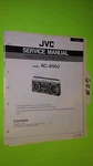 Jvc RC-650 Service Manual Original Repair Book Stereo Tape Boombox Radio. Fixed Price $25.00.