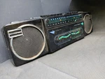 Untested Vintage Magnavox Boombox Dual Cassette Stereo Radio 8077 Is Parts. Fixed Price $79.99.