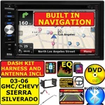 2003-2006 Sierra Silverado Gmc/chevy Nav Bluetooth Cd Dvd Usb Car Radio Stereo. Fixed Price $349.99.