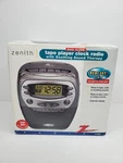 Zenith Z165B Dual Alarm Tape Player Clock Am Radio W/ Soothing Sound Therapy Htf. Fixed Price $49.99.
