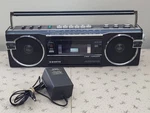 Vtg Sanyo M7770K Stereo Radio Cassette Recorder Boombox Black Retro Works - Read. Fixed Price $44.99.