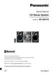 Panasonic SC-AKX18 Cd Stereo System Owners Instruction Manual. Fixed Price $22.24.