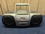 Koss PC38G Portable Cd System With Am/fm Radio Boombox Cassette Tape Player. Fixed Price $19.99.