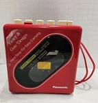 Vintage Panasonic Red RX-90 Am/fm Cassette Recorder. Fixed Price $80.00.