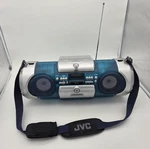 Vintage Jvc RV-B550 Portable Boombox Blue Cd, Tape, & Tuner Aux Works *read*. Fixed Price $185.25.