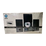 Onn Mini Stereo System Cd Player Fm Am Radio W/ Speakers Remote Box ONA13AV503. Fixed Price $43.20.