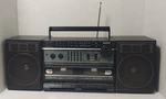 Vintage Sanyo Boombox Dual Cassette Player Model MW228 Works Read More. Fixed Price $45.00.