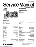 Panasonic SA-AK320 Service Manual. Fixed Price $22.24.