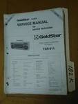 Goldstar TSR-911 Service Manual Original Repair Book Stereo Boombox Radio. Fixed Price $25.00.