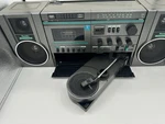 The Randix HG-40P Portable Boombox With Fold-out Lp Record Player. Fixed Price $600.00.