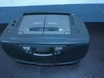 Audiovox Radio Player Boombox CE-203 Twin Cd Stereo Cassette Recorder Gray. Fixed Price $60.00.