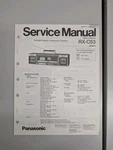 Panasonic RX-C53 Portable Stereo Component System Service Manual D-5384. Fixed Price $64.95.