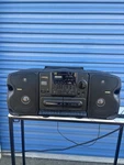 Vintage Old School Lasonic CDP-983 Boombox Player Cassette Radio. Fixed Price $200.00.