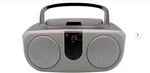 Portable Led Display Cd Player W/ Am Fm Radio & Aux In Jack Boombox. Fixed Price $44.99.