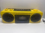 Vintage Gpx C890WP Am/fm Stereo Cassette Recorder With Fold-up Side Handle. Fixed Price $29.99.