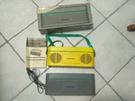 Vintage Sharp QT-V40 (yl) + F40 (gy) Stereo Radio Cassette Recorder Boombox. Fixed Price $120.00.