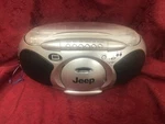 Jeep Rechargeable Cd-am-fm/lantern/flashlight Boom Box, Untested Missing Charger. Fixed Price $55.00.