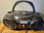 Memorex MP3851BLK Boombox Cd- Player-radio, With Cord, Tested Working. Fixed Price $18.00.