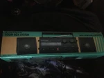 Vtg Suntone Boom Box System Am Fm Radio Detachable Dual Speakers RR3000 1996. Fixed Price $24.95.