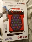 Technical Pro Rechargeable Bluetooth Led Panel Speaker With Wired Mic (WASP460). Fixed Price $90.00.