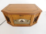 Emerson NR303TT 4-N-1 Player Cd, Cassette, Phono, Am/fm Radio Wood Case (AQX71). Fixed Price $112.50.