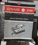 Craig 2106 Reel To Tape Recorder The Original Box Untested. Fixed Price $129.99.