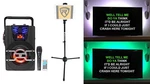 Technical Pro WASP420 Bluetooth Karaoke Machine System W/tv Led's + Mic Stand. Fixed Price $96.90.