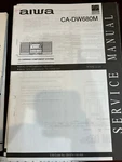 Aiwa CA-DW680M CADW680M Repair Service Manual From The Usa **original**. Fixed Price $24.99.