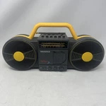 Magnavox Roller 8007 Iconic Boombox Yellow Grey Radio Cassette Parts Only. Fixed Price $44.93.