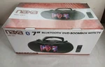 Naxa NDL-257 7" Bluetooth Dvd Player Boombox Tv Lcd Screen Usb Slot Am/fm. Fixed Price $100.00.