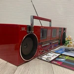 Rare Mij Sharp QT-88R Separable Speaker Double Cassette Boombox Mint. Fixed Price $2126.00.