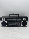 Vintage Retro Quasar Boombox GX3616 Portable Stereo Am/fm Radio Cassette Works. Fixed Price $54.96.