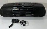 Panasonic RX-FT560 Dual Cassette Portable Player Am Fm Radio Tested Read. Fixed Price $44.99.