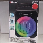 2BOOM BX116K Ring Light Party Speaker Bluetooth Fm Radio Color Change Wireless. Fixed Price $120.99.