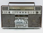 Vintage Sanyo M-X820K Stereo Boombox Ghettoblaster Cassette Rare For Parts Only. Fixed Price $600.00.