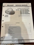 Sharp QT-CD180BL QT-CD180S QT-CD180WH Rd Service Manual *original*. Fixed Price $13.99.