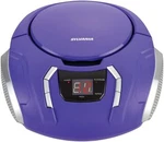 Sylvania SRCD261B Portable Boombox With Am/fm Radio (purple). Fixed Price $45.99.