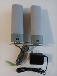 Hp 5187-8366 Hewlett Packard Rock 2.0 Powered Stereo Computer Speaker R/l Set. Fixed Price $17.95.