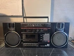 Sharp Gf A1 Stereo Boombox Cassette Radio Vintage 1980'S Black/red- Working. Fixed Price $119.99.
