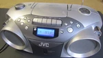 Jvc, Cd Radio Cassette Stereo Boombox RC-EX36 Silver / Gray Player ,tested. Fixed Price $39.95.