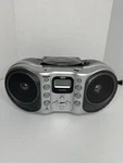 Rca Am/fm Portable Boombox W/ Cd-r/rw Player MP3 Input Base Boost Model #RCD160. Fixed Price $59.99.