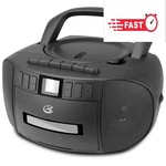 Gpx Cassette/cd/radio Boombox, Black, BCA209B. Fixed Price $59.67.