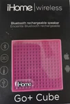 Ihome Bluetooth Wireless Rechargeable Speaker Black Model IBT16 New Sealed. Fixed Price $19.95.