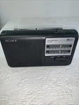 Sony Fm/am 2 Band Portable Radio ICF-38 Black: Batteries & Power Cord Tested. Fixed Price $24.97.