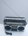 Vintage Sears Boombox Stereo Radio Am/fm Cassette Recorder 564.21840050 Japan. Fixed Price $119.91.