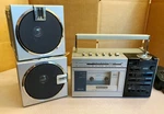 Vintage Sanyo M7755 Boombox Am/fm Stereo Cassette Recorder Japan 1980S. Fixed Price $129.99.