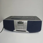 Sony CFD-S28 Portable Cd Radio Cassette Boombox Stereo + Cable Tested Working. Fixed Price $49.95.
