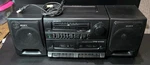 Sony CFS-W455 Stereo Double Cassette Radio Boom Box Detachable Speakers Working. Fixed Price $70.00.