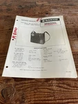 Sanyo M8000 Portable Am Fm Radio / Track Taps Player Service Manual. Fixed Price $13.99.